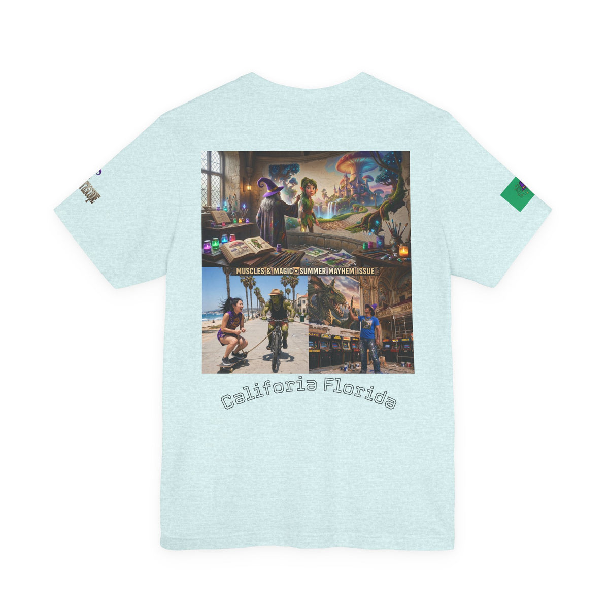 Dragon Art Tee – Fantasy Monster Graphic Short Sleeve T-Shirt