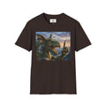 Dragon Sunset T-Shirt — Fierce Green Dragon Graphic Tee