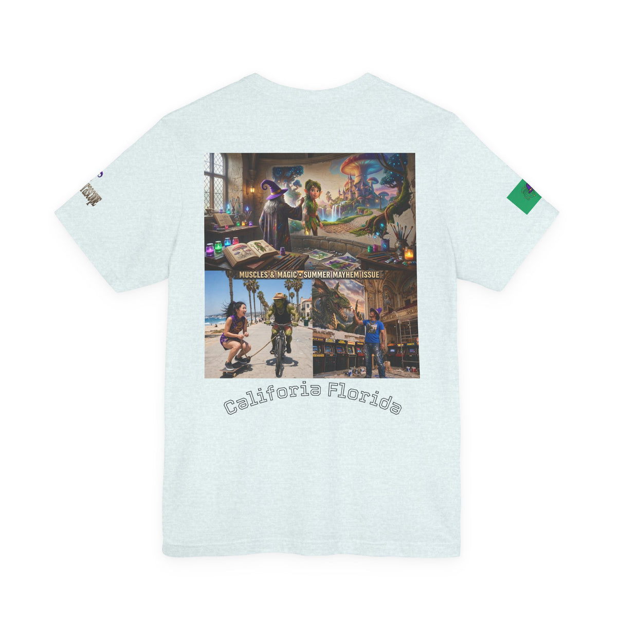 Dragon Art Tee – Fantasy Monster Graphic Short Sleeve T-Shirt