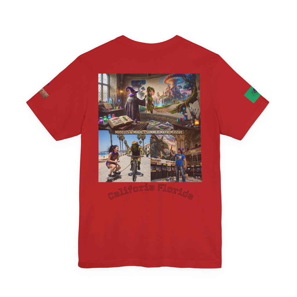 Dragon Art Tee – Fantasy Monster Graphic Short Sleeve T-Shirt