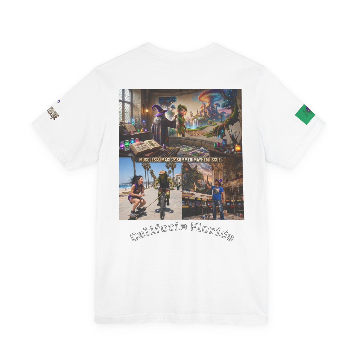 Dragon Art Tee – Fantasy Monster Graphic Short Sleeve T-Shirt