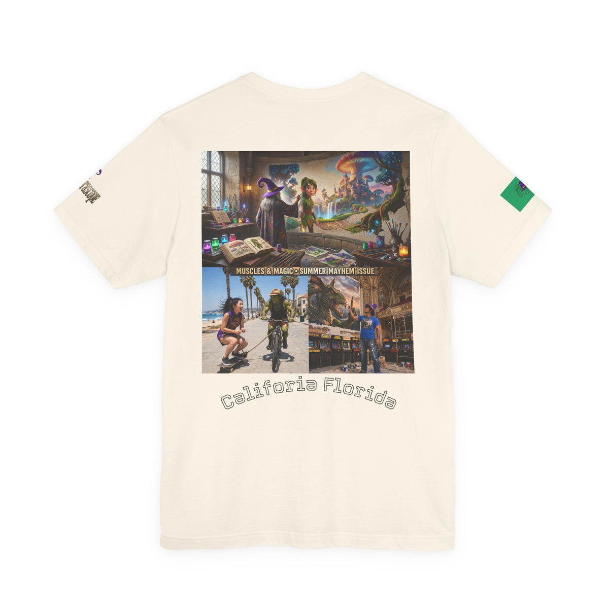 Dragon Art Tee – Fantasy Monster Graphic Short Sleeve T-Shirt