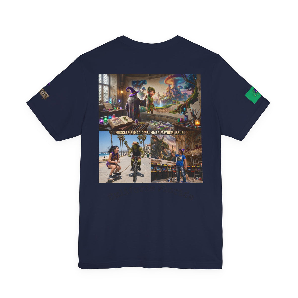 Dragon Art Tee – Fantasy Monster Graphic Short Sleeve T-Shirt