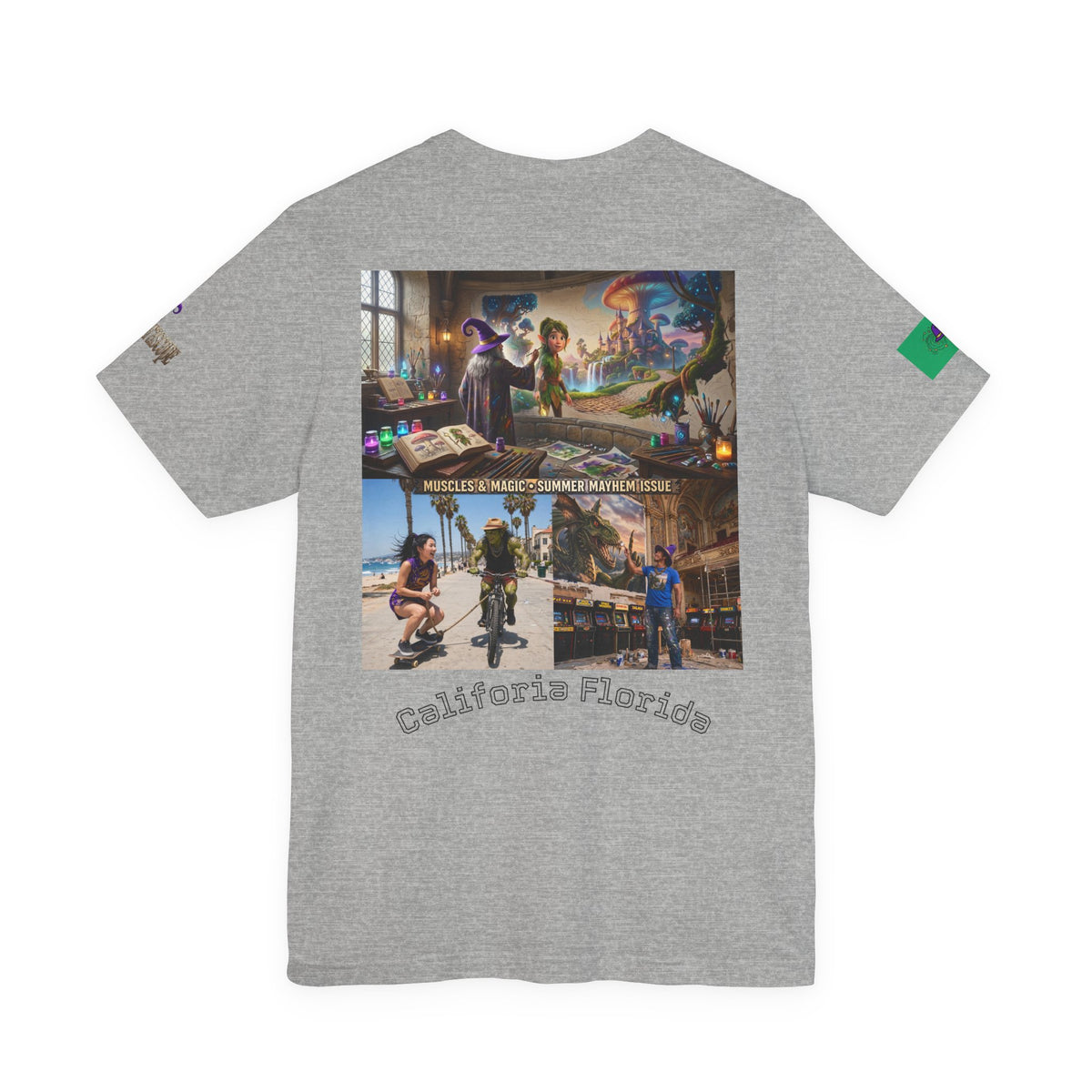 Dragon Art Tee – Fantasy Monster Graphic Short Sleeve T-Shirt