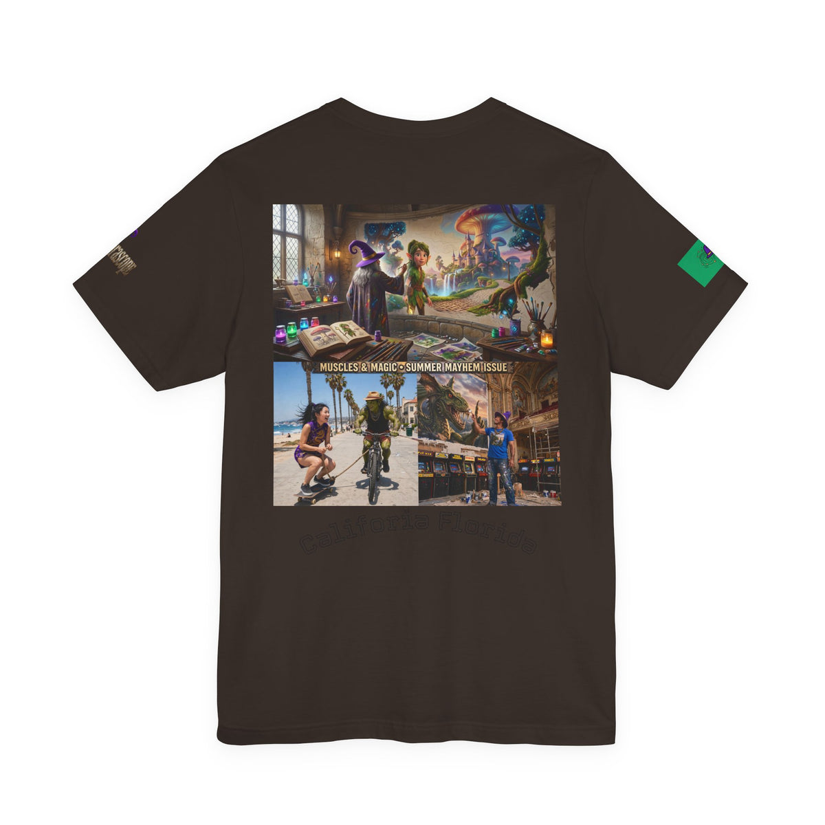 Dragon Art Tee – Fantasy Monster Graphic Short Sleeve T-Shirt