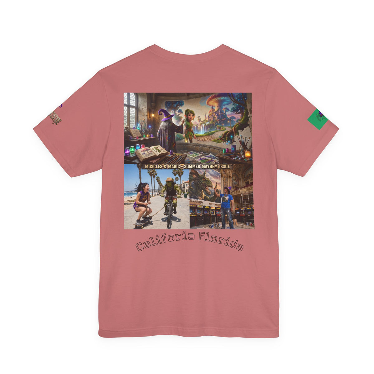 Dragon Art Tee – Fantasy Monster Graphic Short Sleeve T-Shirt
