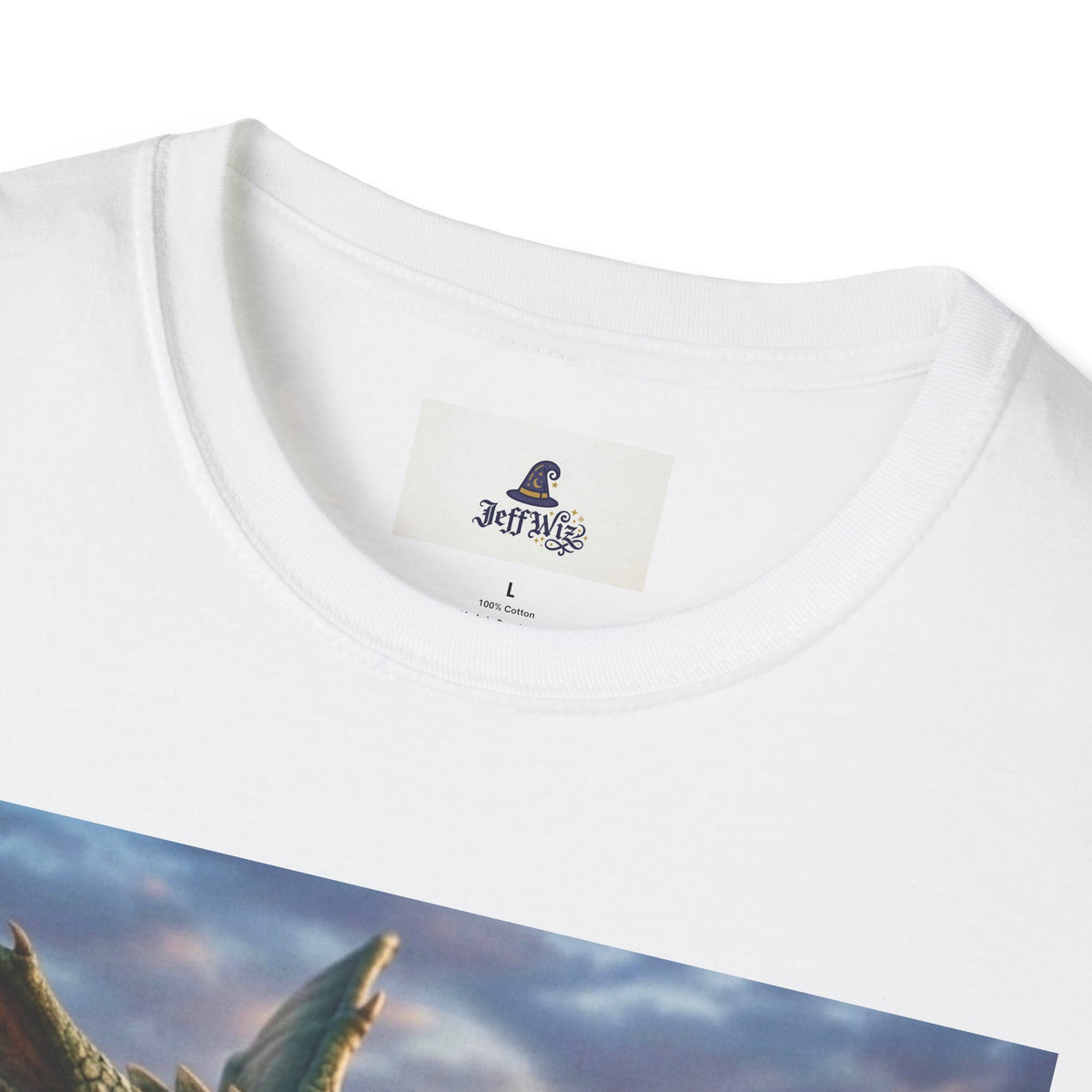 Dragon Sunset T-Shirt — Fierce Green Dragon Graphic Tee
